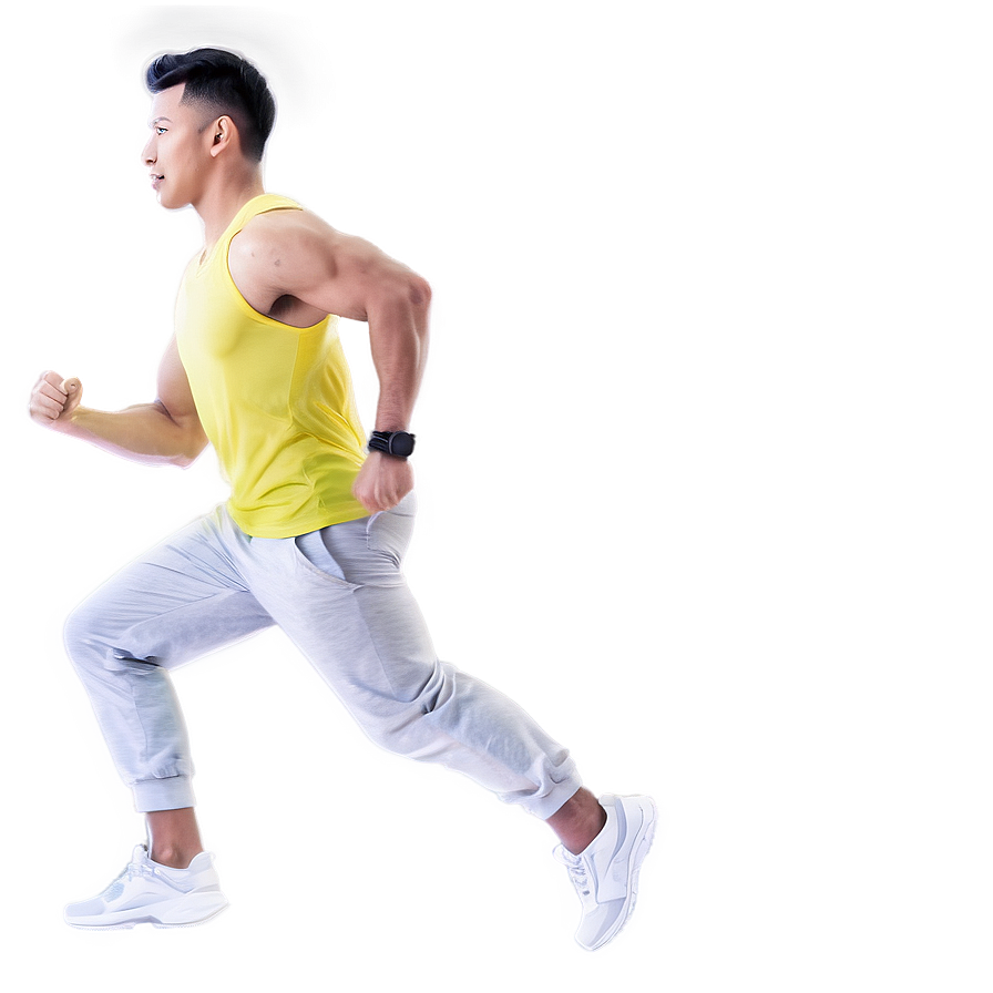 Running Man Health Concept Png Sev19 PNG Image