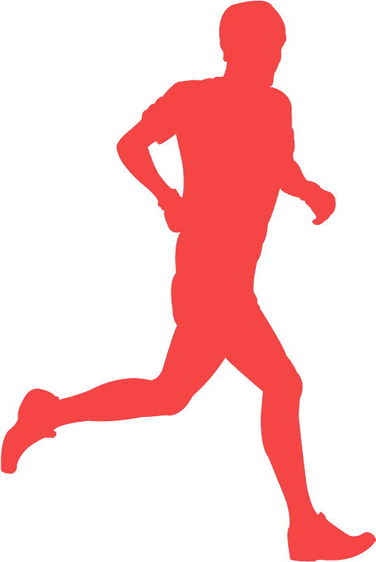 Running Man Silhouette.png PNG Image