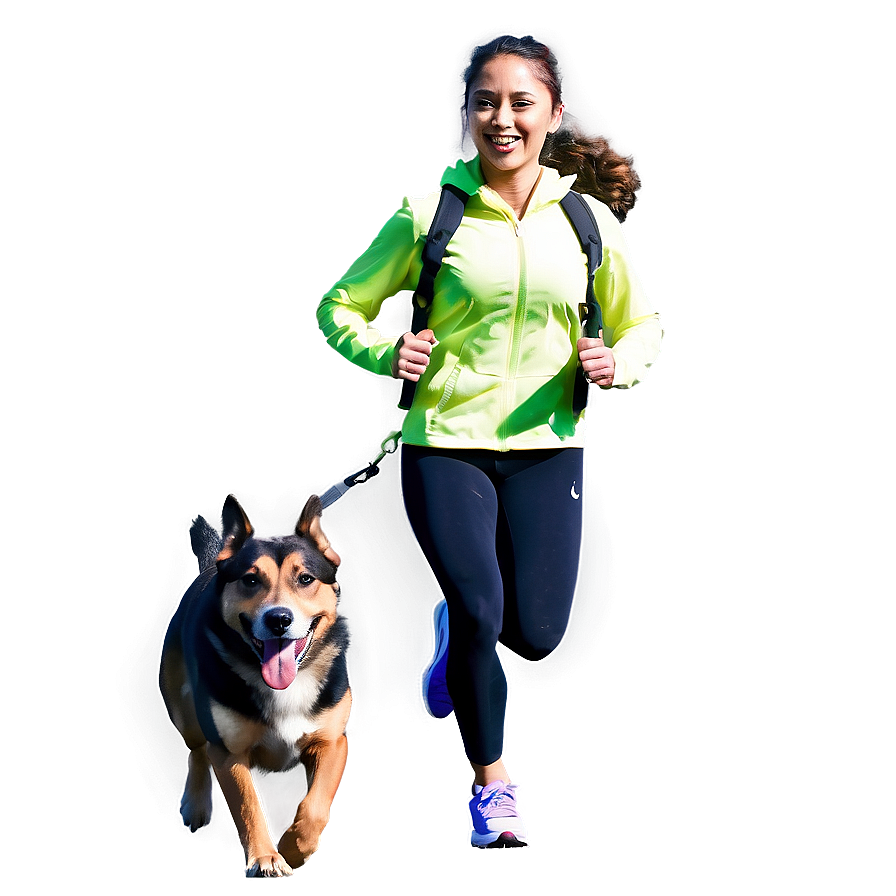 Running With Dog Png Xdp40 PNG Image