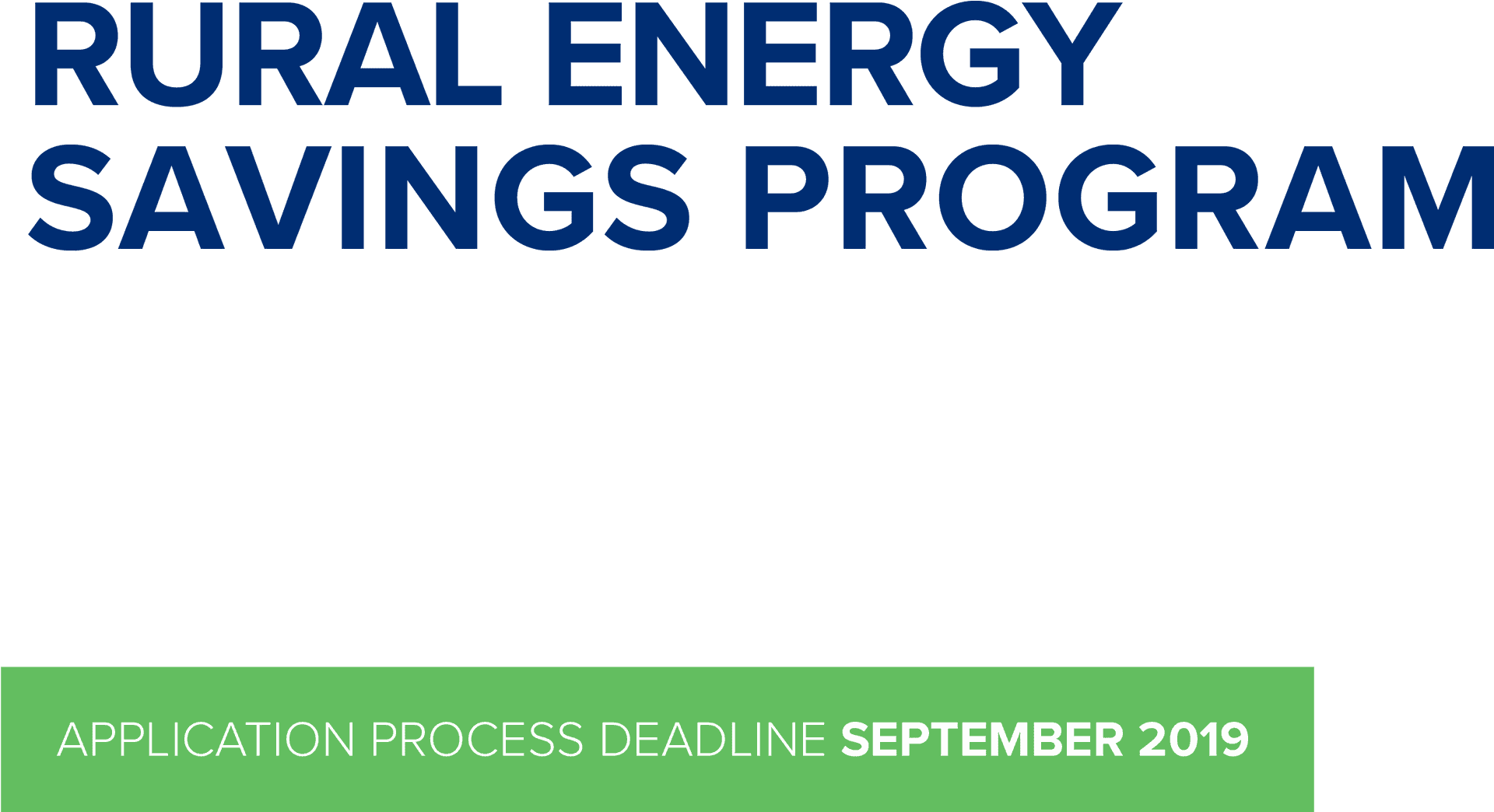 Rural Energy Savings Program Deadline PNG Image