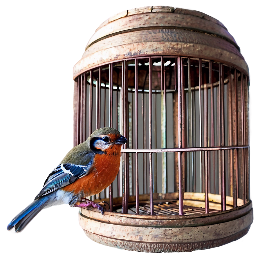 Rustic Bird Cage Image Png Mvp PNG Image