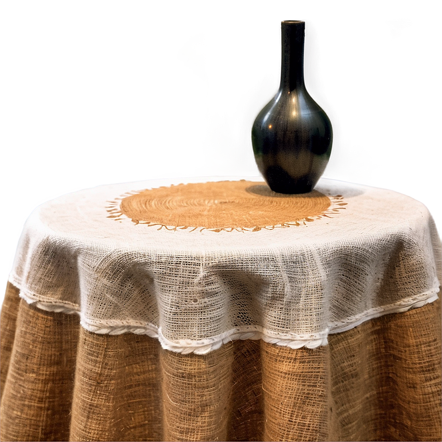 Rustic Burlap Table Cloth Png 49 PNG Image