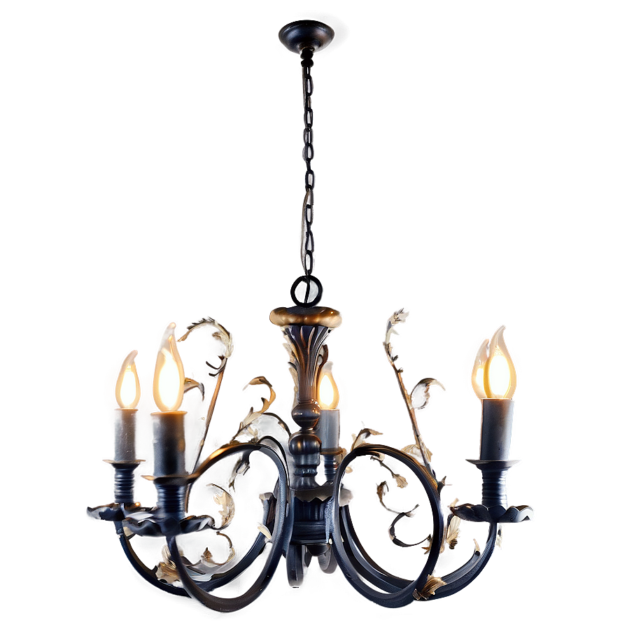 Rustic Chandelier Png Chd PNG Image