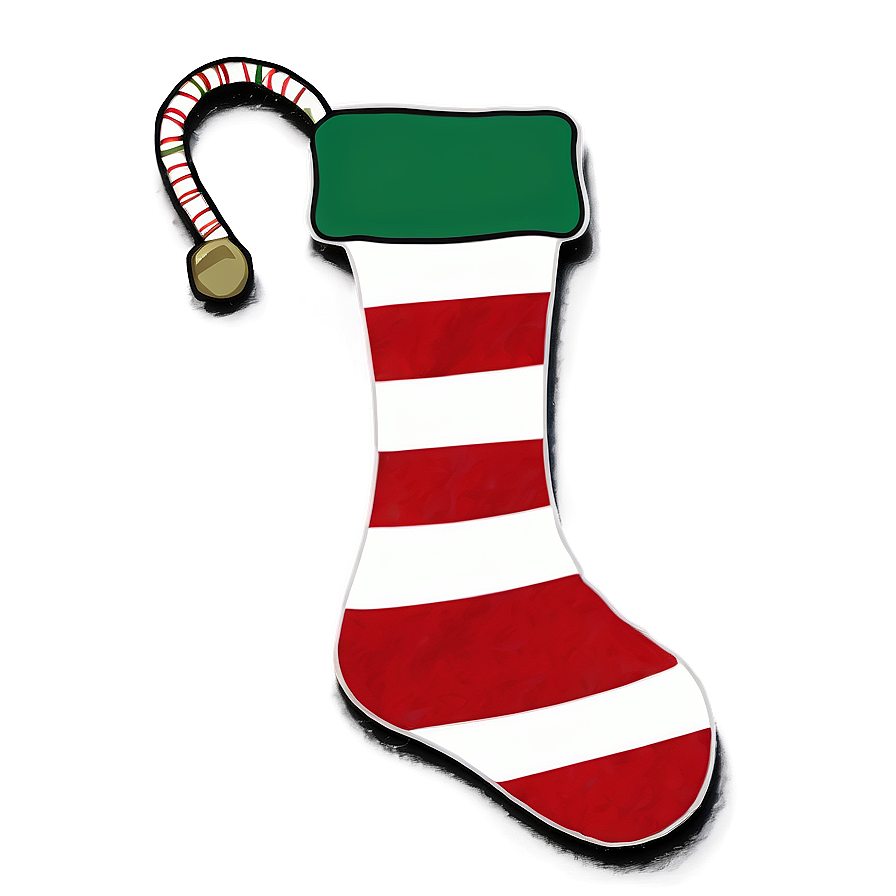 Rustic Christmas Stocking Png 06132024 PNG Image