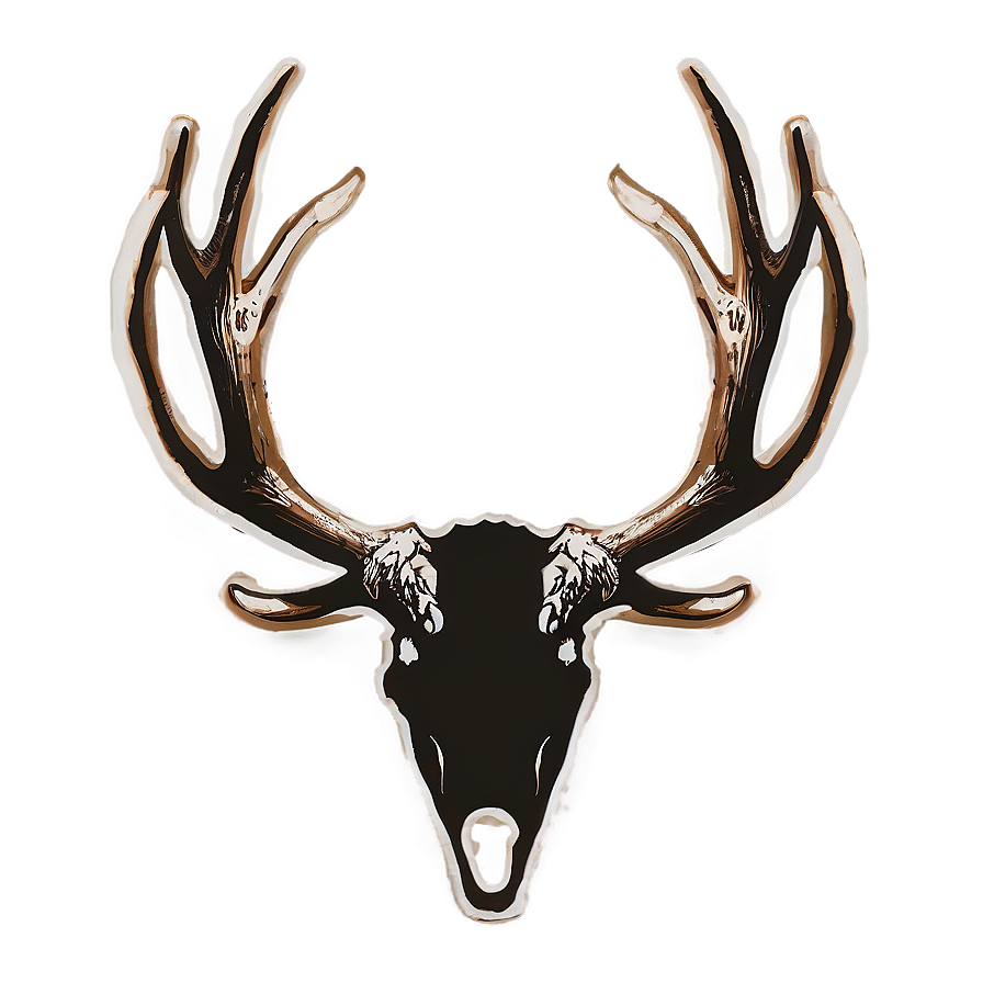 Rustic Deer Antler Illustration Png Ihv28 PNG Image