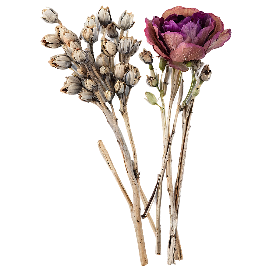 Rustic Dry Flowers Png Nyn39 PNG Image