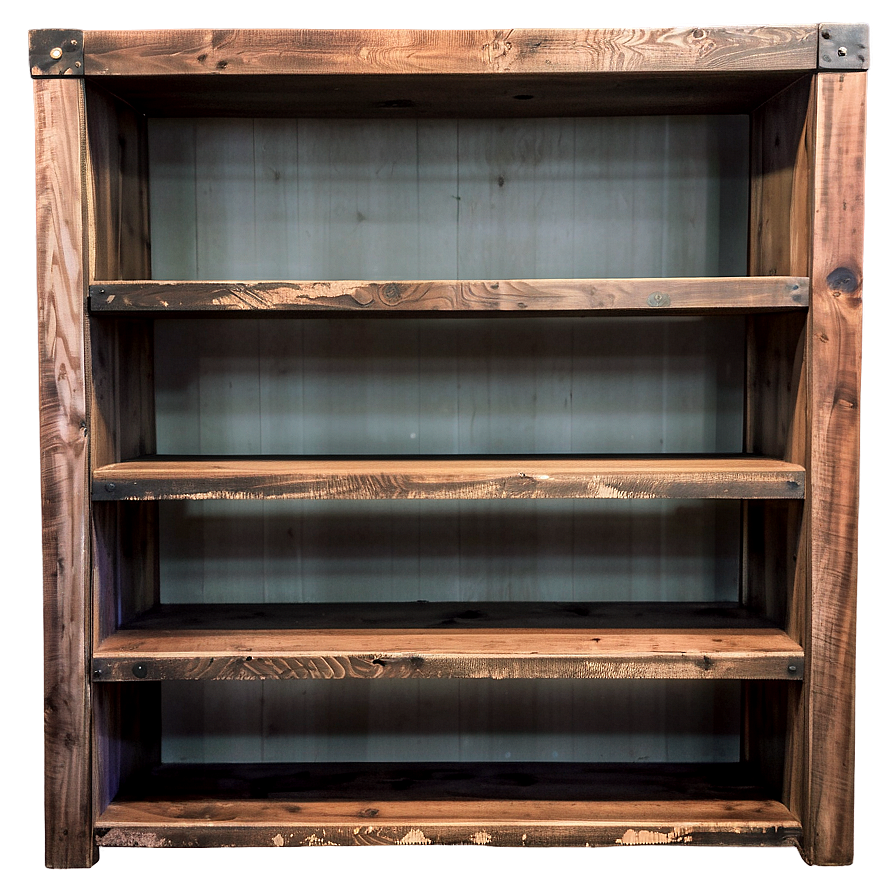 Rustic Empty Bookshelf Png 33 PNG Image