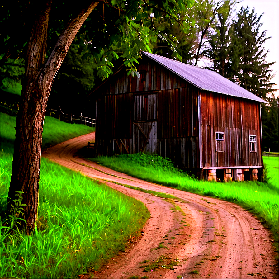 Rustic Farm Path Png 06202024 PNG Image