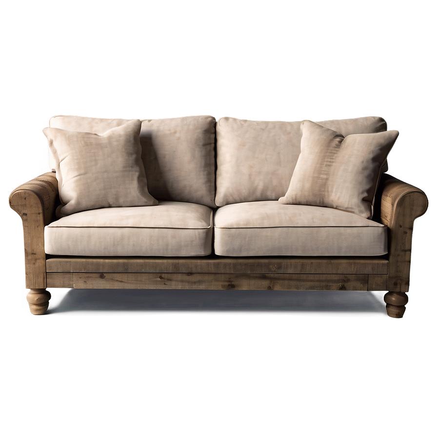 Rustic Farmhouse Sofa Png Ixj59 PNG Image