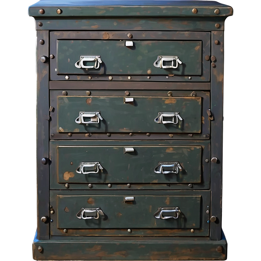 Rustic Filing Cabinet Png Vrb PNG Image