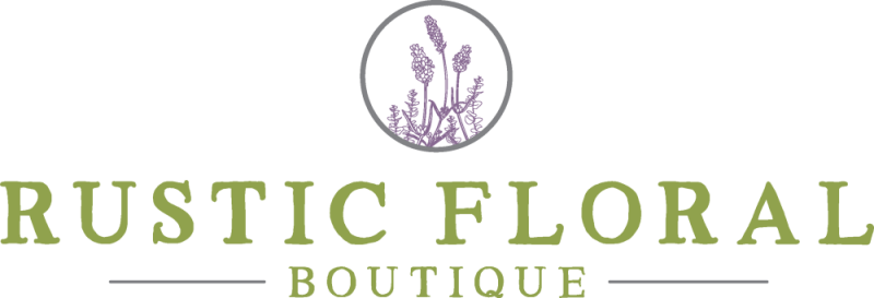 Rustic Floral Boutique Logo PNG Image