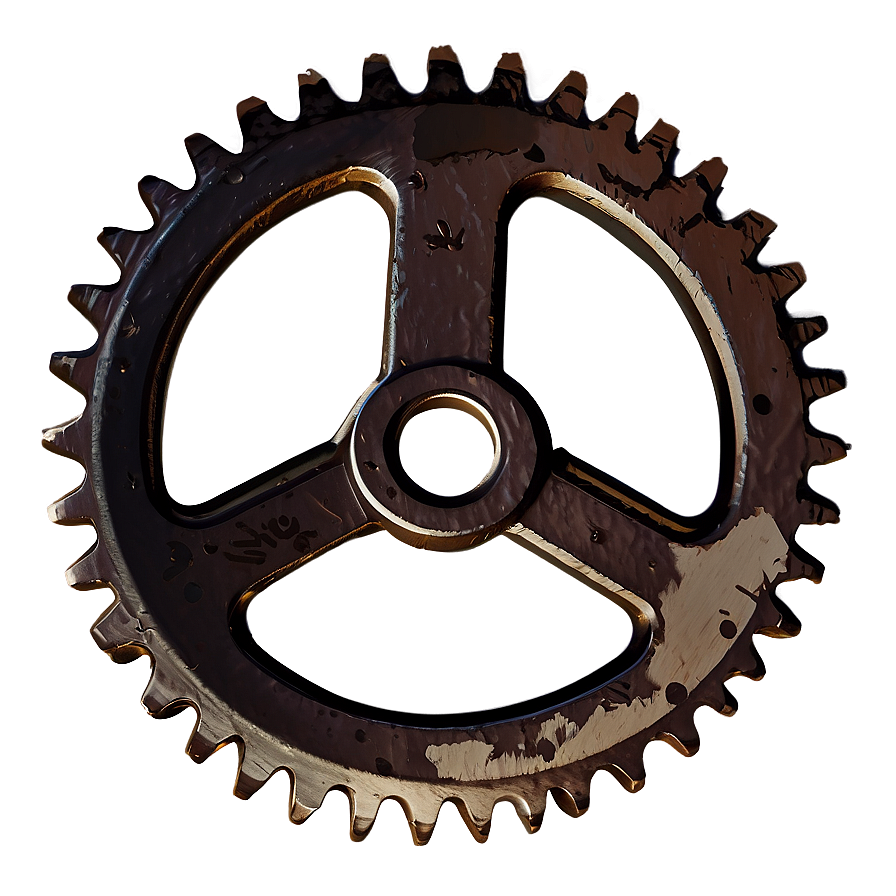 Rustic Gear Icon Png Oym PNG Image