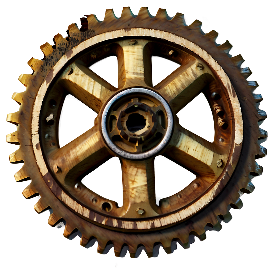 Rustic Gear Png 75 PNG Image