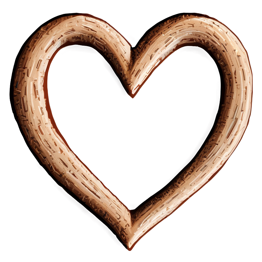 Rustic Heart Drawing Png Gow93 PNG Image