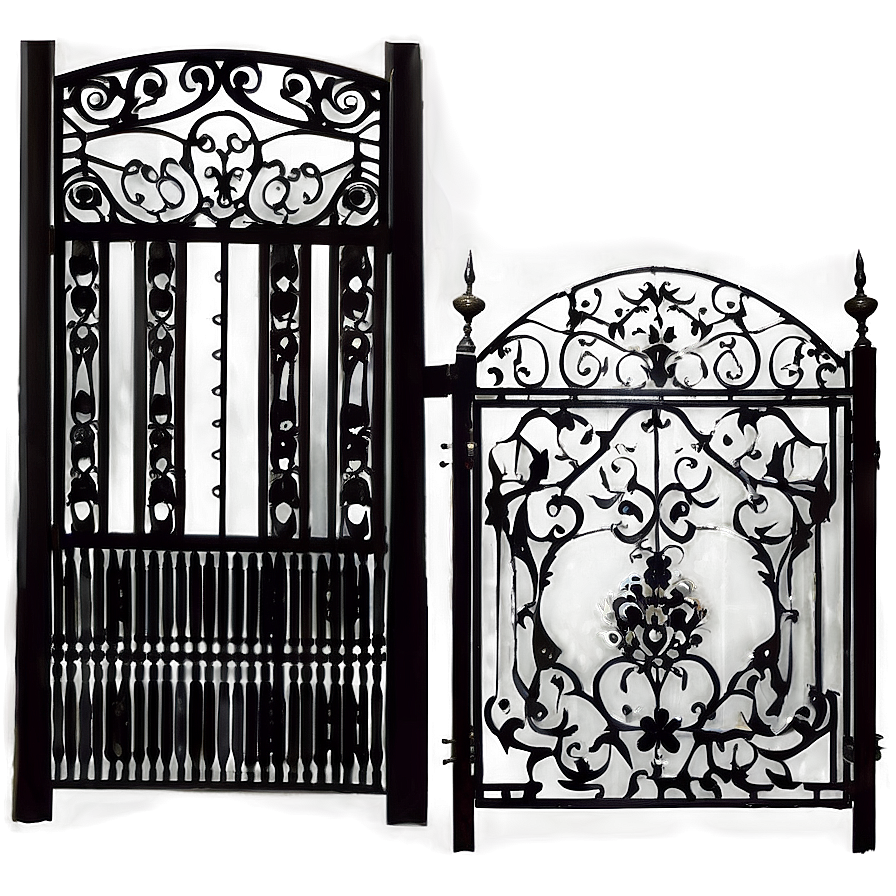 Rustic Iron Gate Png Vfp76 PNG Image