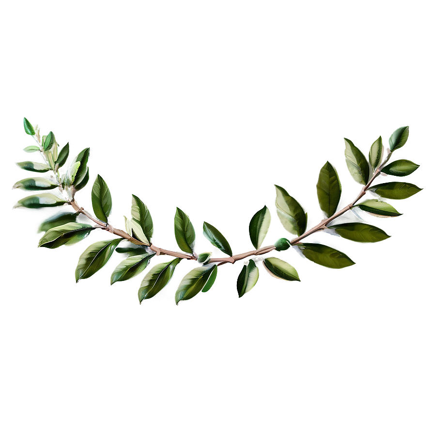 Rustic Laurel Garland Png Cyo9 PNG Image