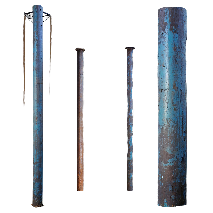 Rustic Metal Pole Png 06212024 PNG Image