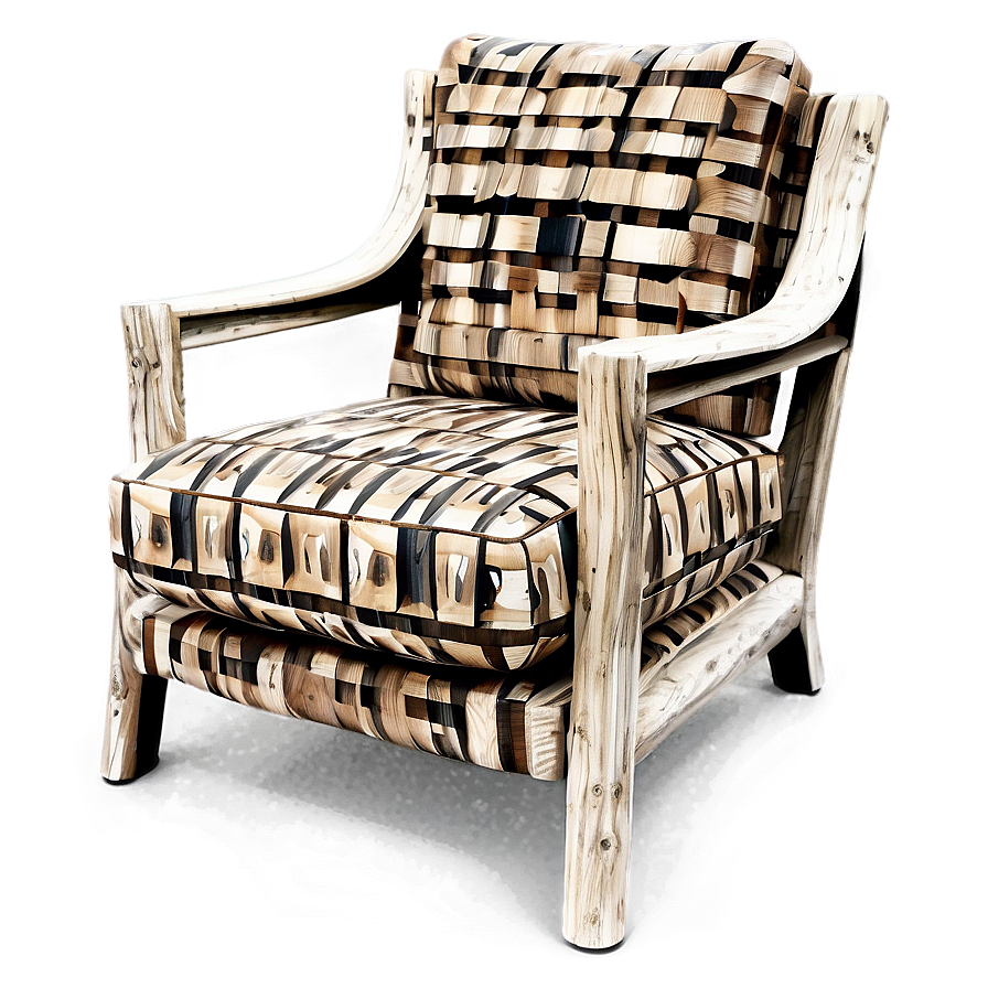 Rustic Modern Chair Png 06282024 PNG Image