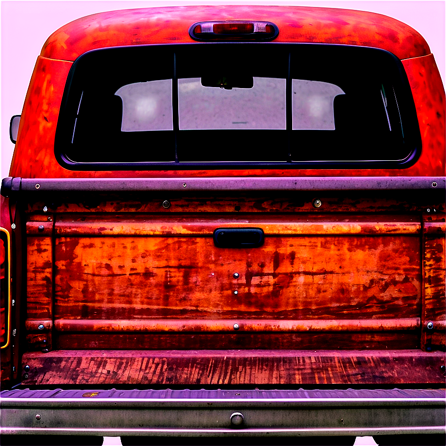 Rustic Pickup Truck Png Pie PNG Image