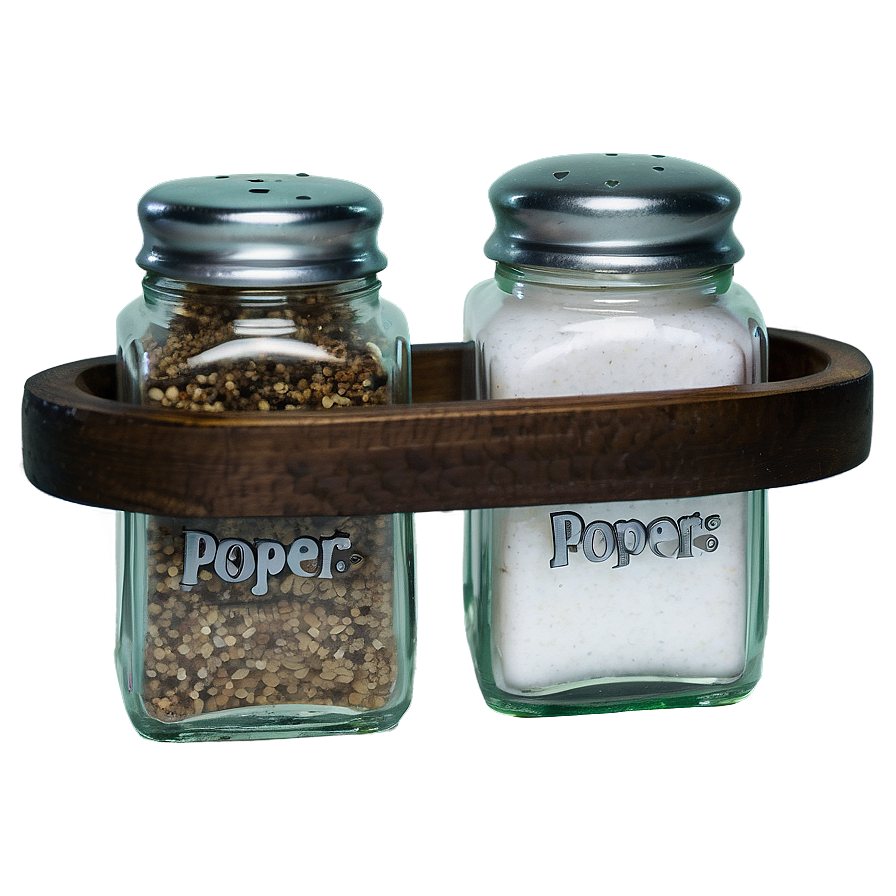 Rustic Salt And Pepper Caddy Png Yfo PNG Image