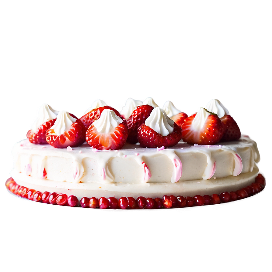 Rustic Strawberry Cake Png Wyc20 PNG Image