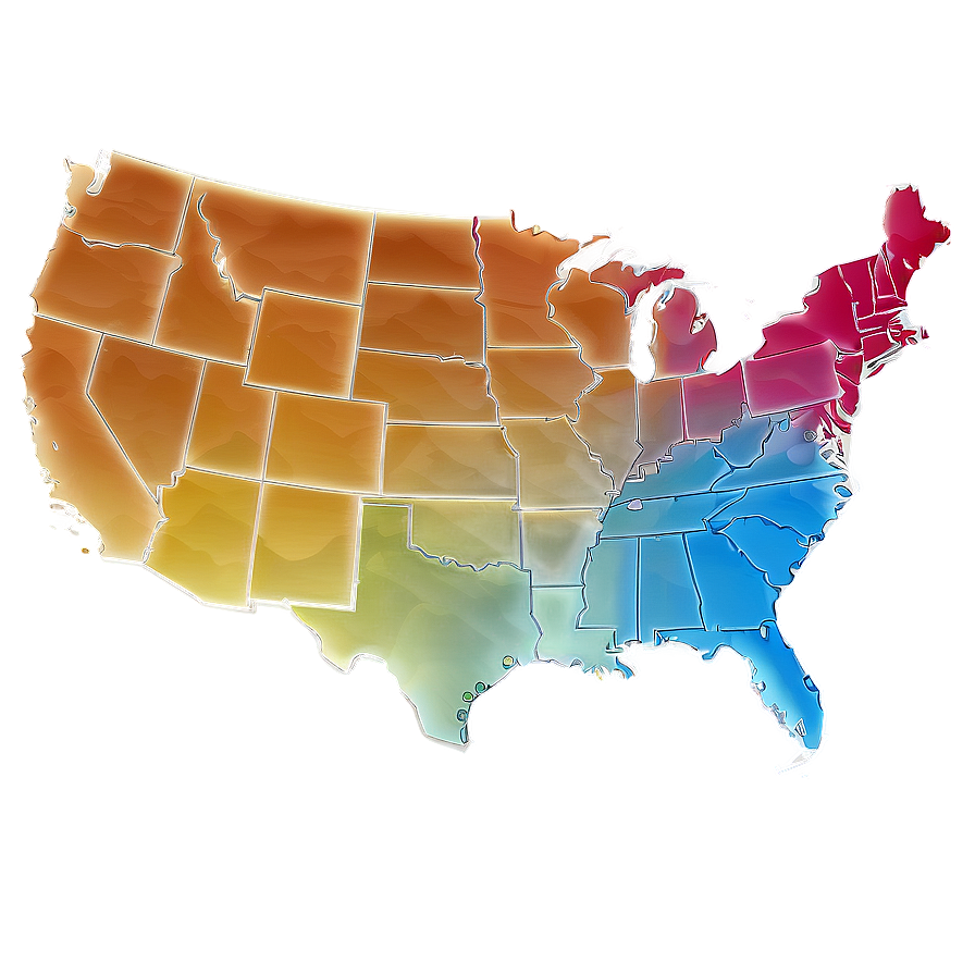 Rustic Usa Map Png Qnw34 PNG Image