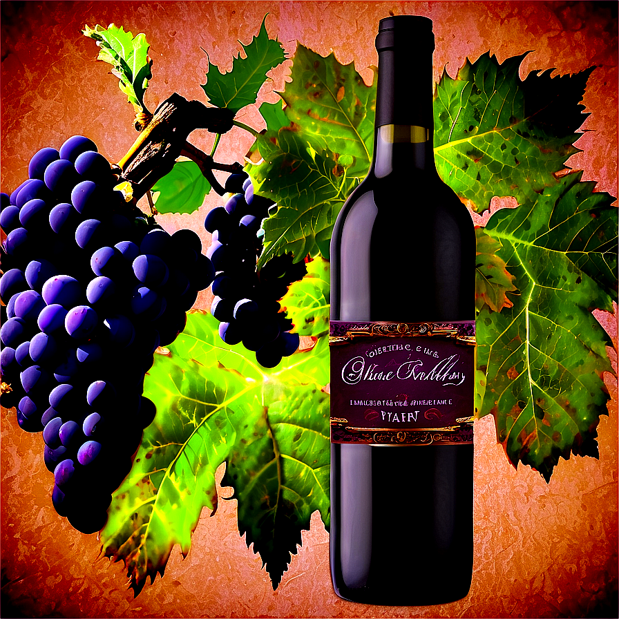 Rustic Vineyard Wine Label Png Xcd35 PNG Image