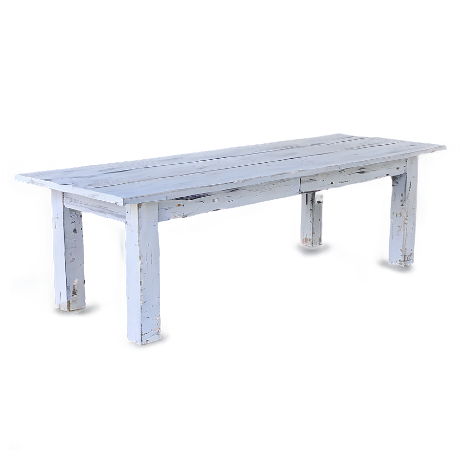 Rustic White Table Png 17 PNG Image