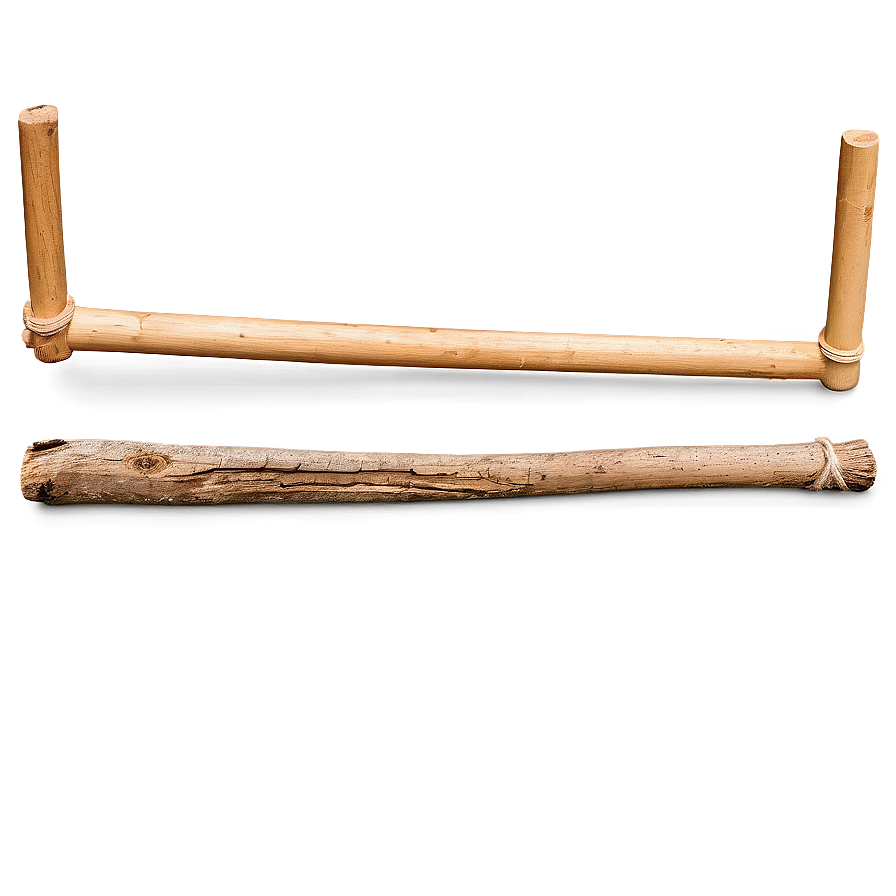 Rustic Wooden Stick Png Dhm PNG Image