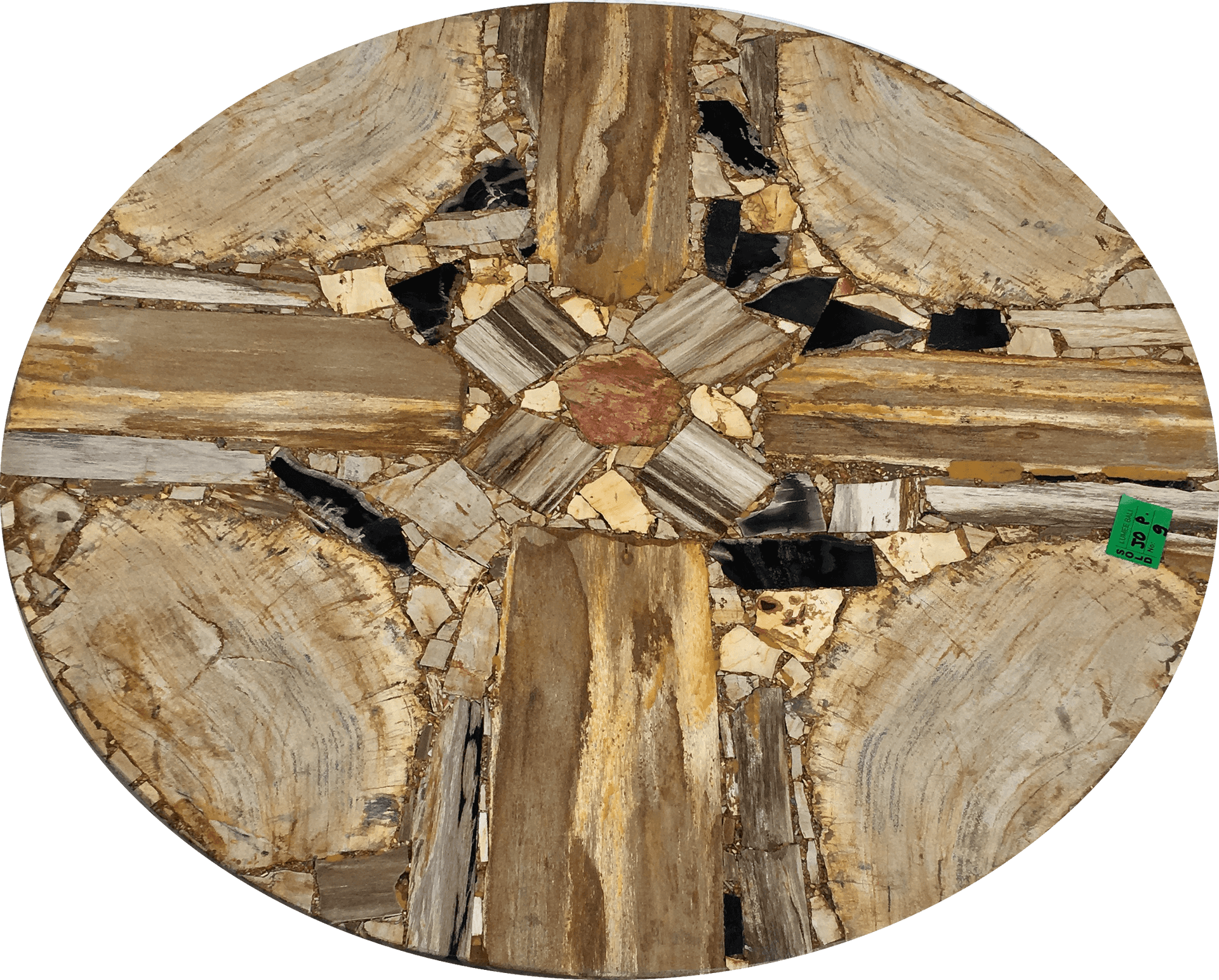 Rustic Wooden Table Top Design PNG Image