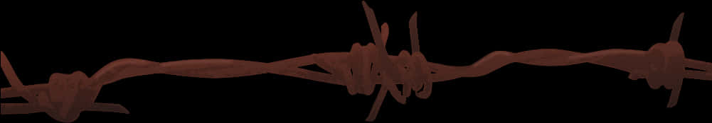 Rusty Barbed Wire Texture PNG Image