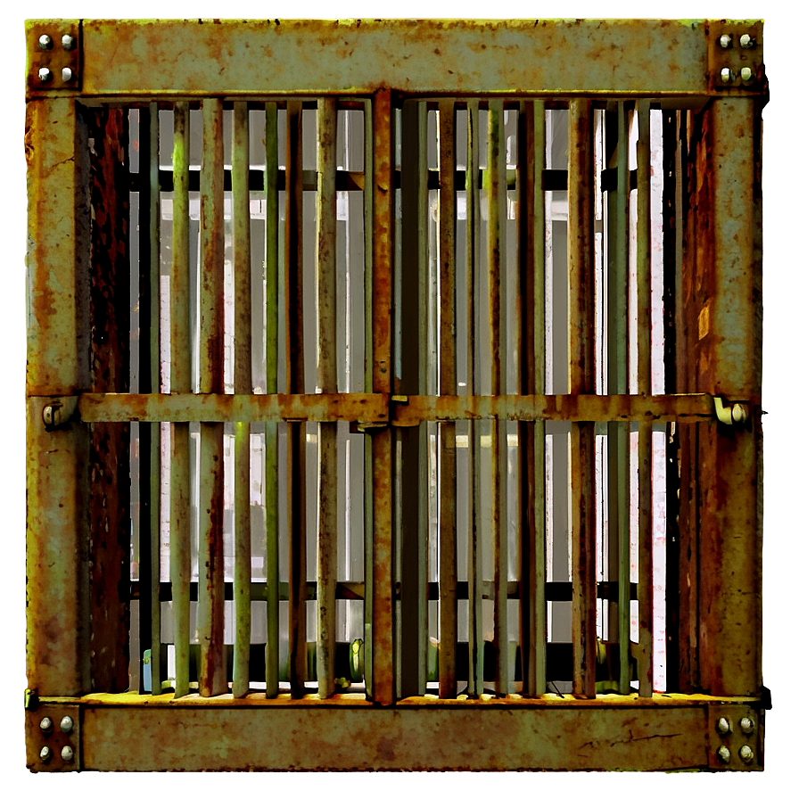 Rusty Prison Cell Png 06202024 PNG Image