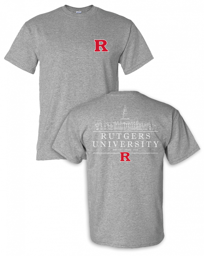 Rutgers University Logo T Shirt PNG Image