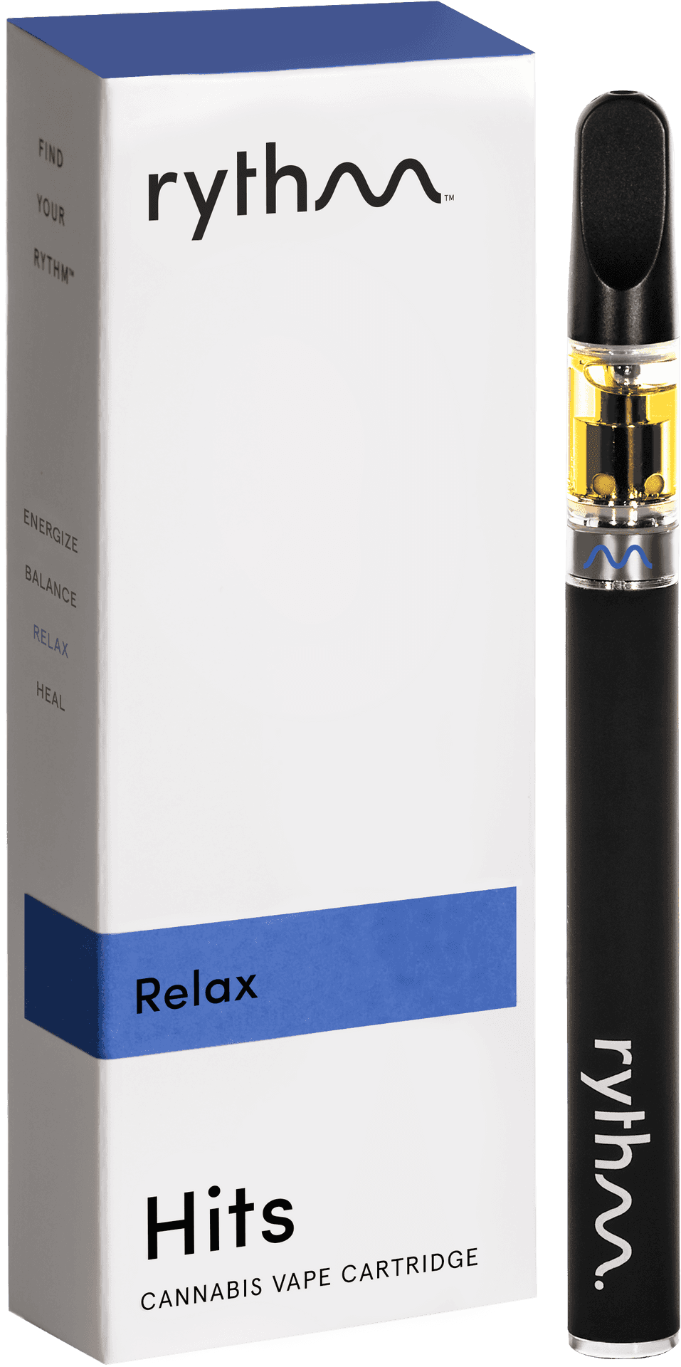 Rythm Relax Cannabis Vape Cartridge PNG Image