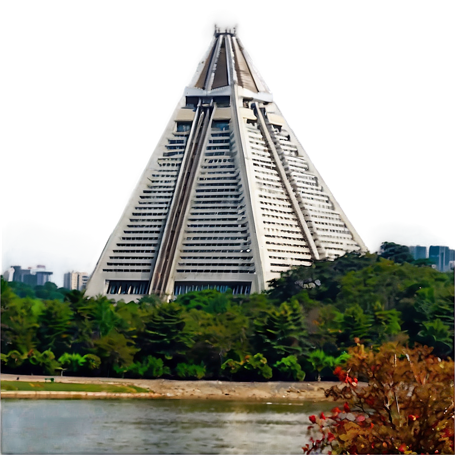 Ryugyong Hotel Pyongyang Png Uno PNG Image