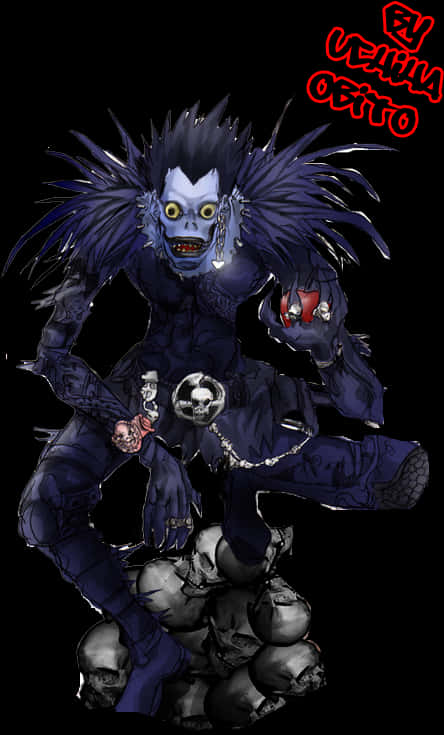 Ryuk Death Note Anime Character PNG Image