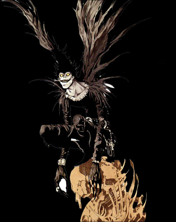 Ryuk Death Note Anime Character PNG Image