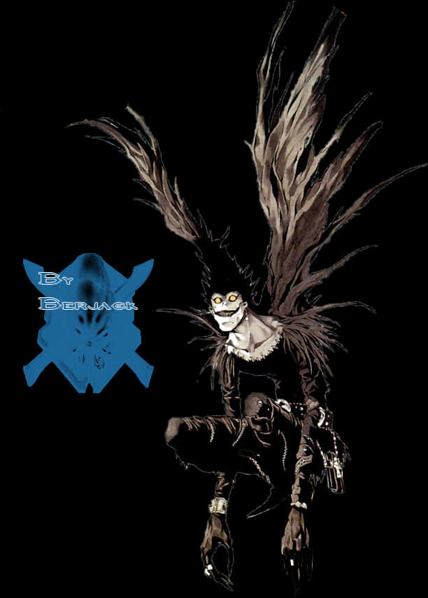 Ryuk Death Note Anime Character PNG Image