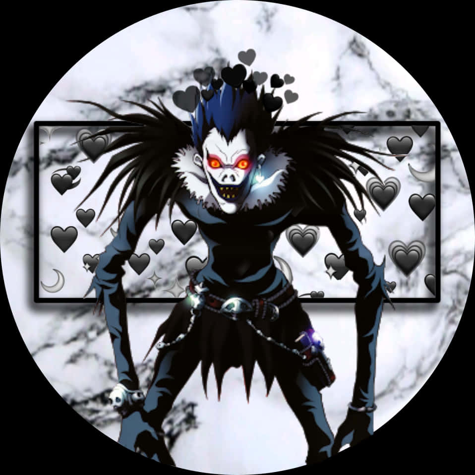 Ryuk Death Note Anime Character PNG Image