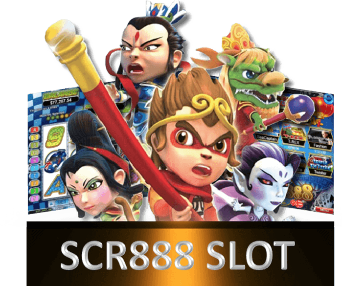 S C R888 Slot Game Characters PNG Image