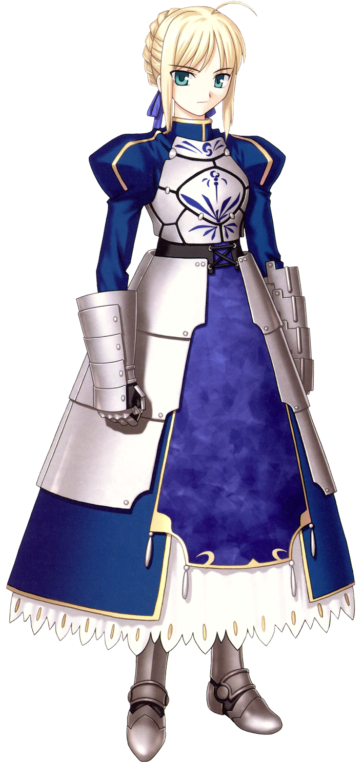 Saber Artoria Pendragon Fate Series PNG Image