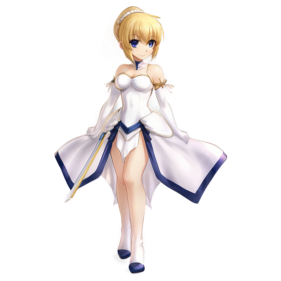 Saber Lily Graceful Png Omf PNG Image