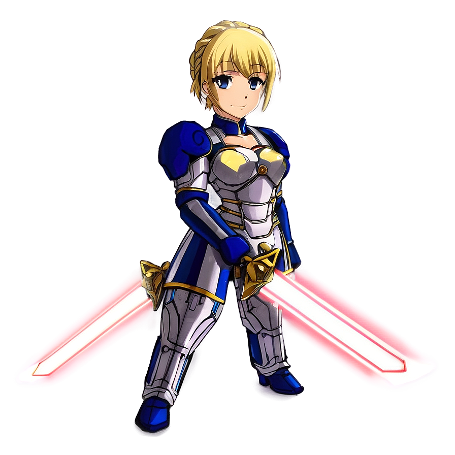 Saber Victory Stance Png Ogh PNG Image