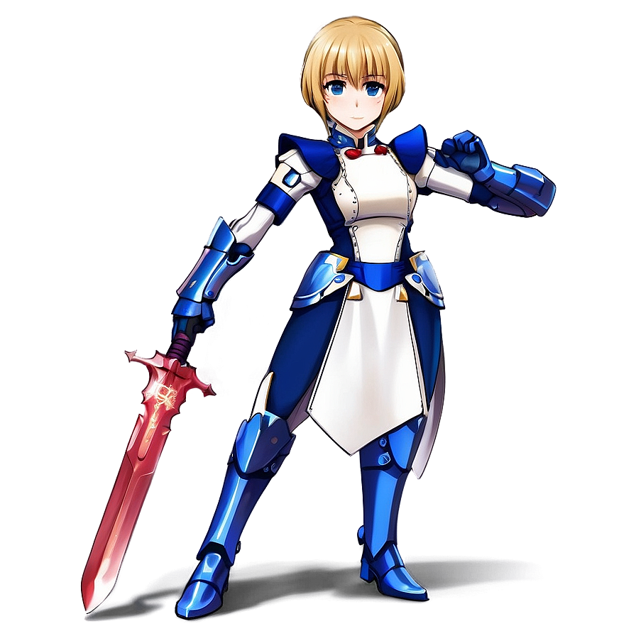 Saber Victory Stance Png Xmx80 PNG Image