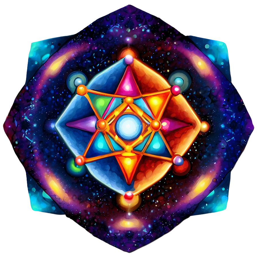 Sacred Geometry Galaxy Design Png 06252024 PNG Image