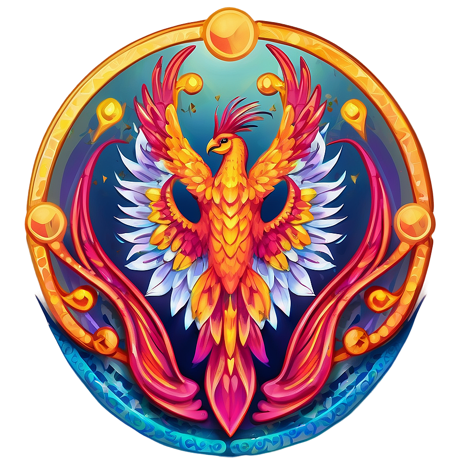 Sacred Geometry Phoenix Design Png Ppw64 PNG Image