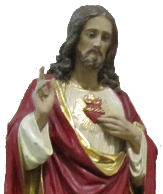 Sacred Heart Jesus Statue PNG Image