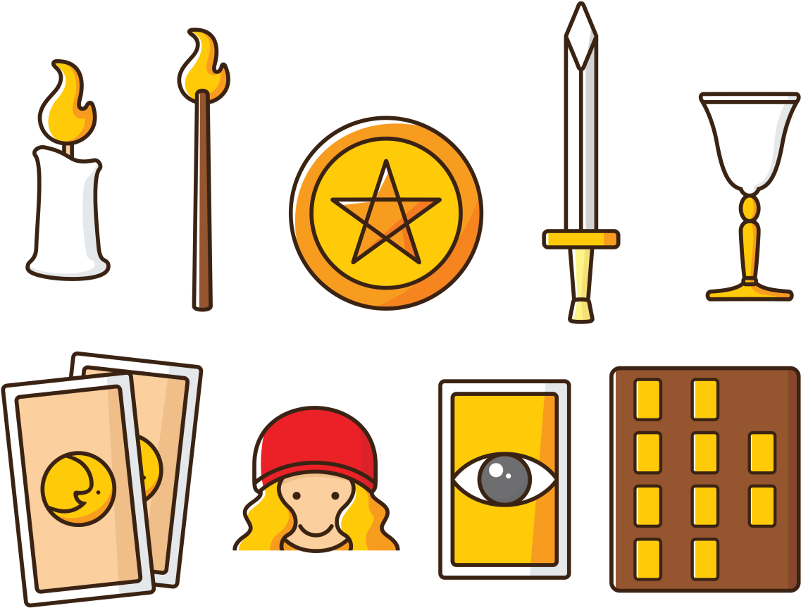 Sacred Symbolsand Objects PNG Image