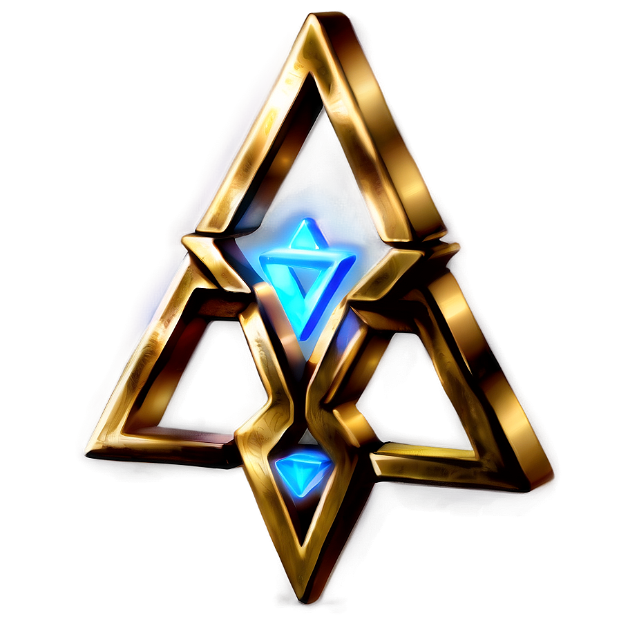 Sacred Triforce Illustration Png Pdy1 PNG Image