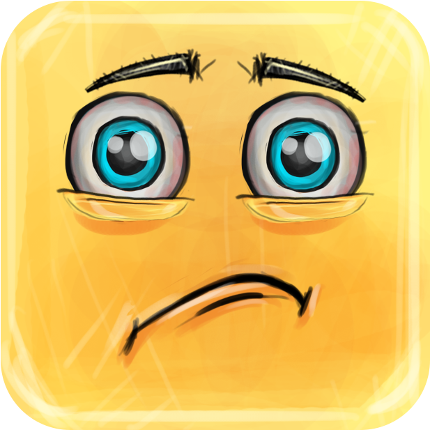 Sad Emoji Face Expression PNG Image